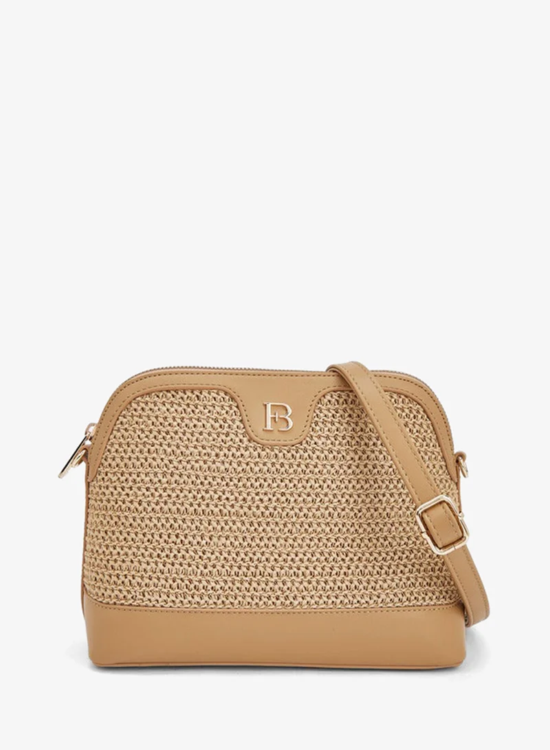 Flora Bella Raffiya Textured Crossbody Bag