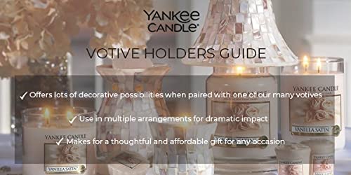 YANKEE CANDLE YANKEE CANDLE Glass Bucket Tea Light Votive Holder- Clear  - Image 3
