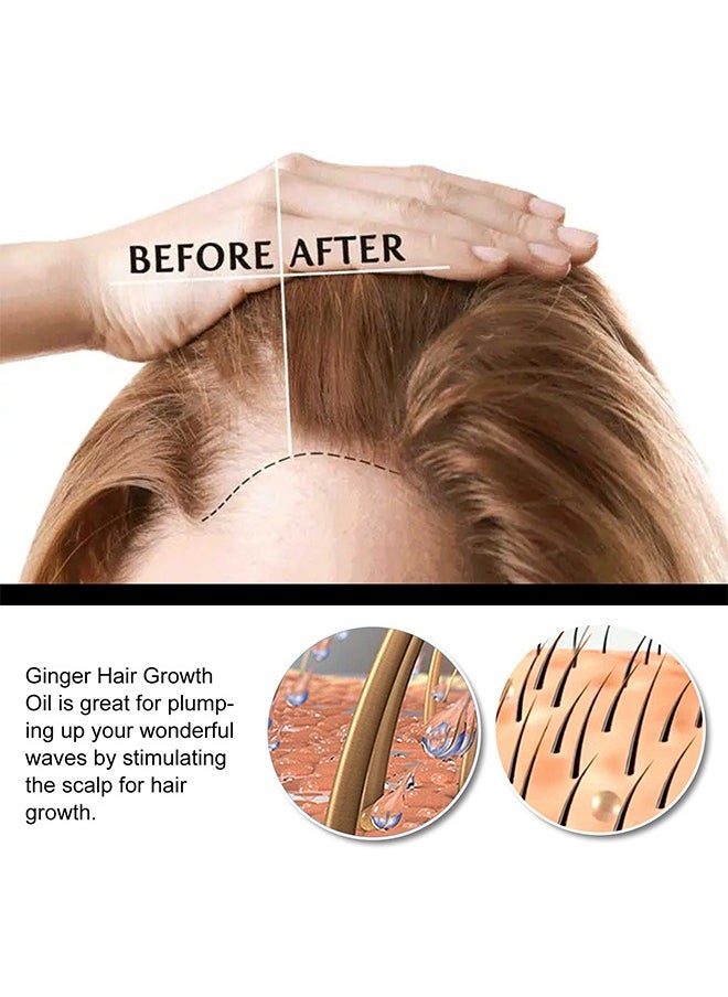 EELHOE - Plant Extract Hair Growth Oil, Ginger Essential Oil Hair Growth, for Hair Loss, Hair Grow Thicker And Longer, Fast Hair Growth 30ML - Image 1