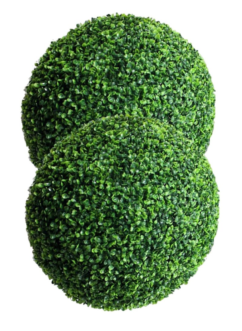 HOME TASTE Lifelike Boxwood Topiary Ball – 45cm Artificial Greenery for Indoor & Outdoor Decor!  - Image 5