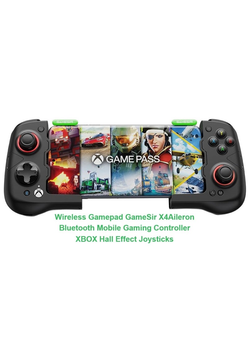 General - Wireless Gamepad GameSir X4Aileron Bluetooth Mobile Gaming Controller for Android with Hall Effect Joysticks-Split Design with Carrying Case-Play Diablo Immortal, Minecraft, Fortnite, Dead Trigger 2 - Image 1