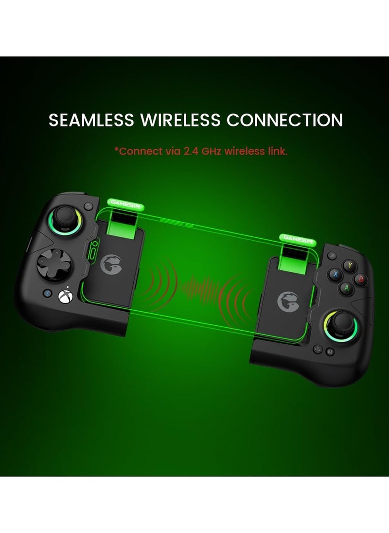 General - Wireless Gamepad GameSir X4Aileron Bluetooth Mobile Gaming Controller for Android with Hall Effect Joysticks-Split Design with Carrying Case-Play Diablo Immortal, Minecraft, Fortnite, Dead Trigger 2 - Image 1