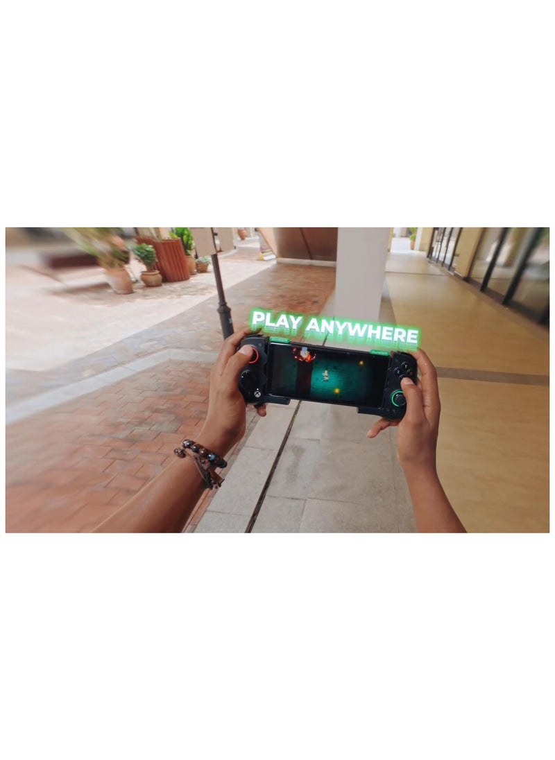 General - Wireless Gamepad GameSir X4Aileron Bluetooth Mobile Gaming Controller for Android with Hall Effect Joysticks-Split Design with Carrying Case-Play Diablo Immortal, Minecraft, Fortnite, Dead Trigger 2 - Image 1