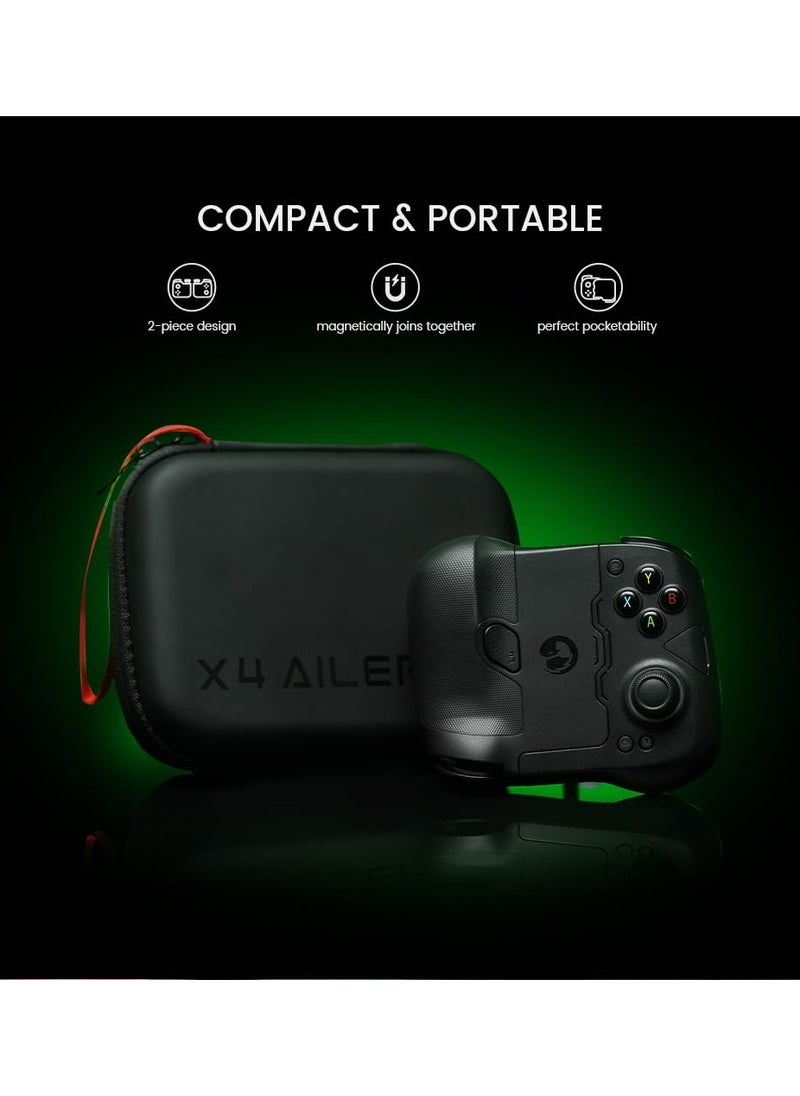 General - Wireless Gamepad GameSir X4Aileron Bluetooth Mobile Gaming Controller for Android with Hall Effect Joysticks-Split Design with Carrying Case-Play Diablo Immortal, Minecraft, Fortnite, Dead Trigger 2 - Image 1