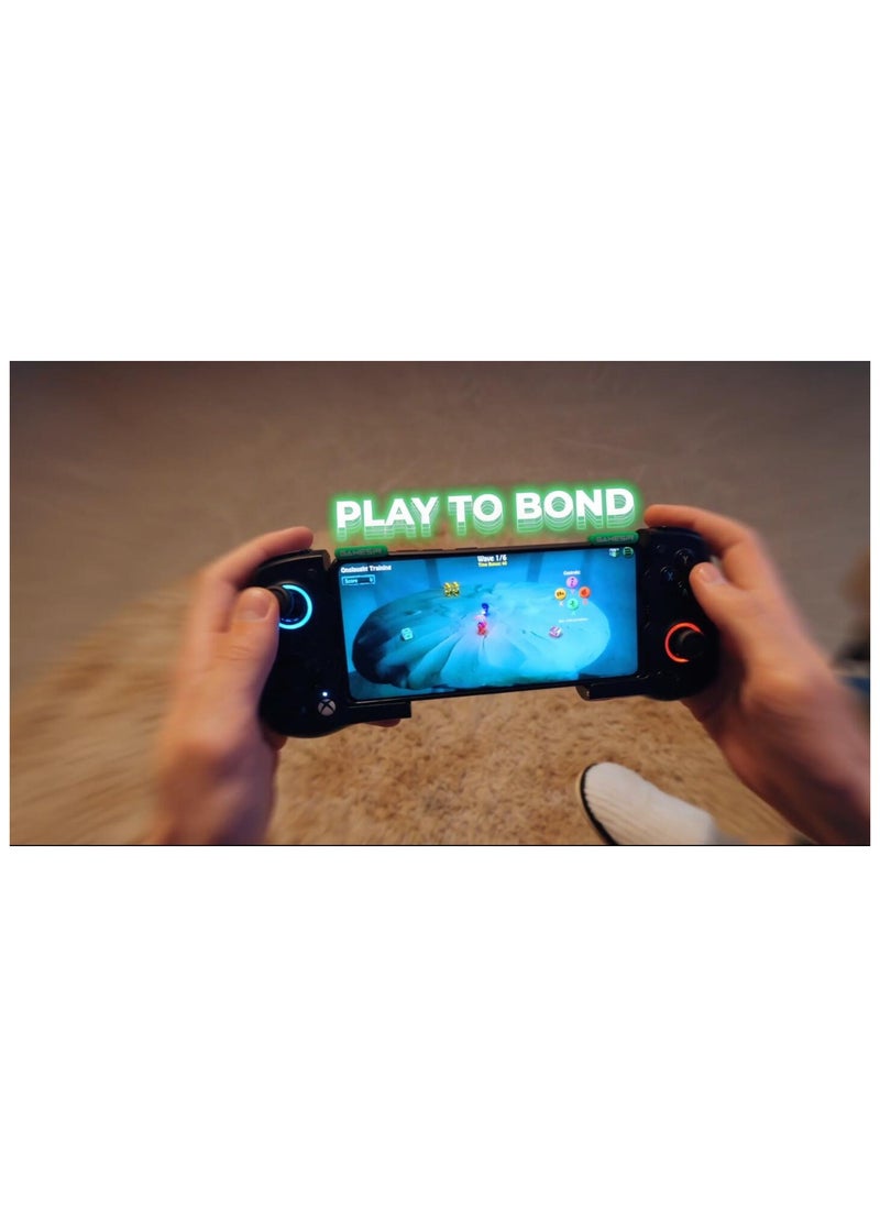 General - Wireless Gamepad GameSir X4Aileron Bluetooth Mobile Gaming Controller for Android with Hall Effect Joysticks-Split Design with Carrying Case-Play Diablo Immortal, Minecraft, Fortnite, Dead Trigger 2 - Image 1