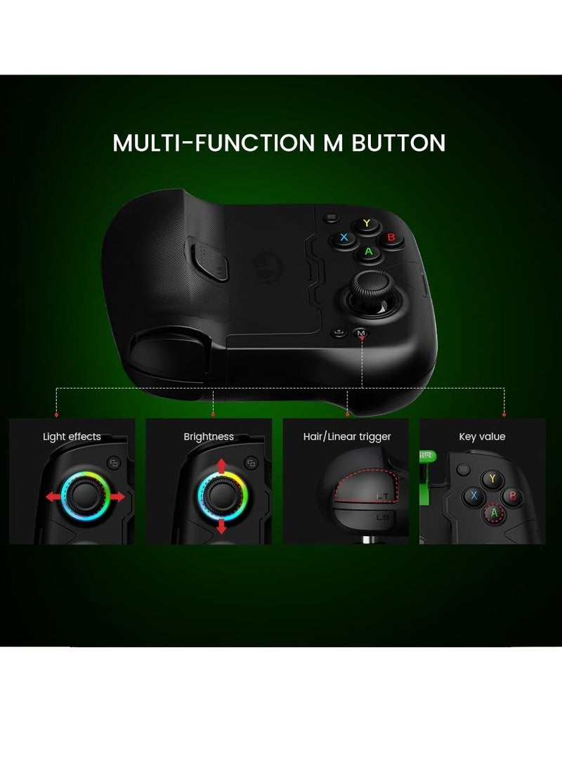 General - Wireless Gamepad GameSir X4Aileron Bluetooth Mobile Gaming Controller for Android with Hall Effect Joysticks-Split Design with Carrying Case-Play Diablo Immortal, Minecraft, Fortnite, Dead Trigger 2 - Image 1