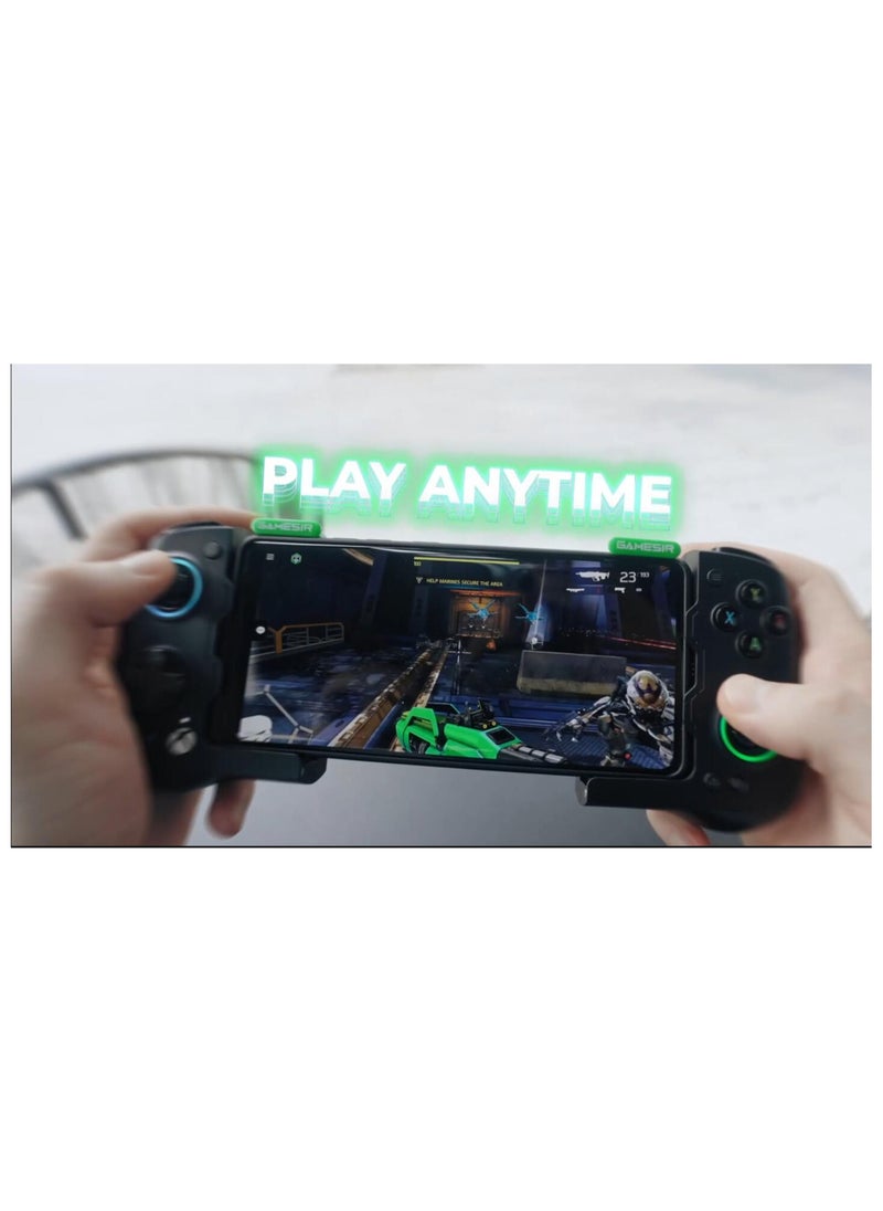 General - Wireless Gamepad GameSir X4Aileron Bluetooth Mobile Gaming Controller for Android with Hall Effect Joysticks-Split Design with Carrying Case-Play Diablo Immortal, Minecraft, Fortnite, Dead Trigger 2 - Image 1