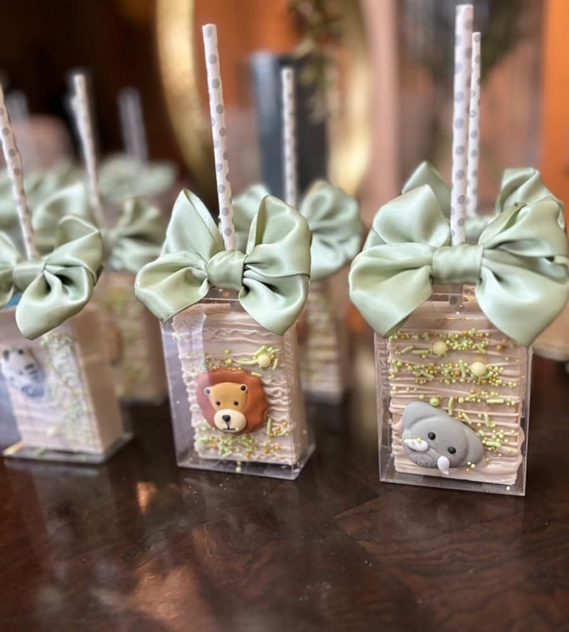 XINHPKGG 35pcs 35x 25x 138 Clear Rice Krispie Treat Boxes Cakesicle Box Clear Favor Boxes Macaron Treat Box Party Favors Box - Image 5