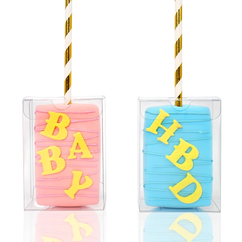 XINHPKGG 35pcs 35x 25x 138 Clear Rice Krispie Treat Boxes Cakesicle Box Clear Favor Boxes Macaron Treat Box Party Favors Box - Image 3