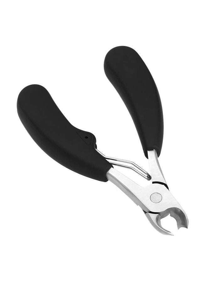 NIBEMINENT Stainless Steel Cuticle Nipper Black/Silver - Image 2