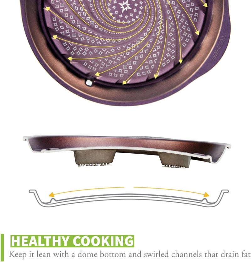 Techef - Korean BBQ Nonstick Grill Pan, KBBQ Grill Pan, PFOA-Free, Dishwasher Oven Safe, Made in Korea - Image 5