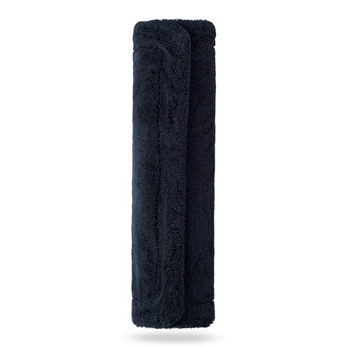 ShineXPro Microfiber Cloth for Car - Big Daddy 1500 GSM Large (60x40 CM) Twisted Loop Car Cleaning Cloth - Edgeless Design with Plush Pile and Lint Free Cloth for Drying and Detailing (Black) - Image 5