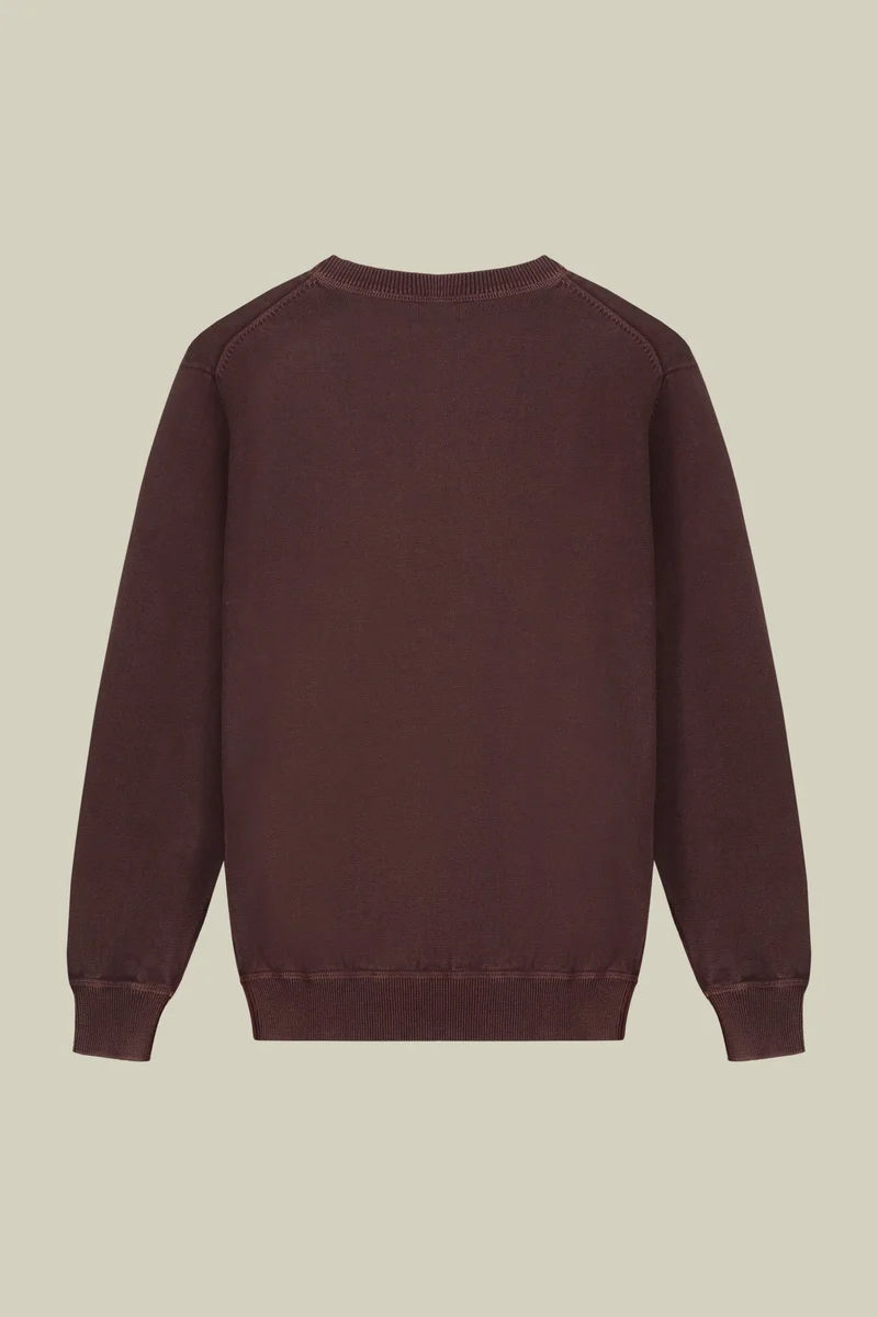 Doppelganger  Men's crew neck jumper - Mauve for Men | Best Price UAE