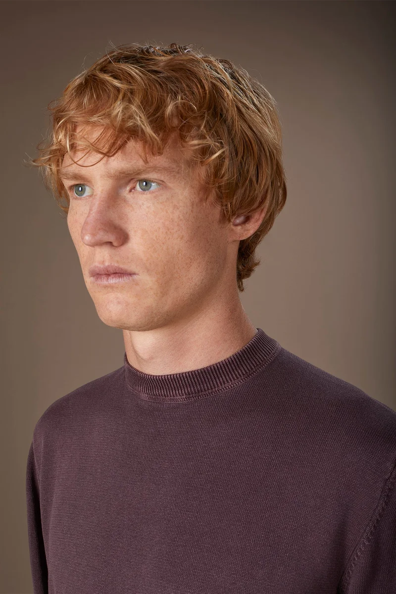 Doppelganger  Men's crew neck jumper - Mauve for Men | Best Price UAE