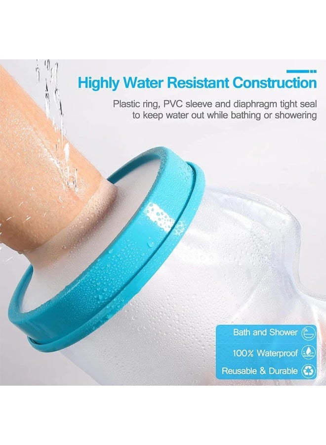 Waterproof Cast Covers for Shower Adult and Child, Watertight Cast Protector for Arm Hand Wrist Finger Leg Knee Foot Ankle Thigh Elbow, Reusable Elastic Cast Bag for Bandage(Adult Elbow) - Image 5