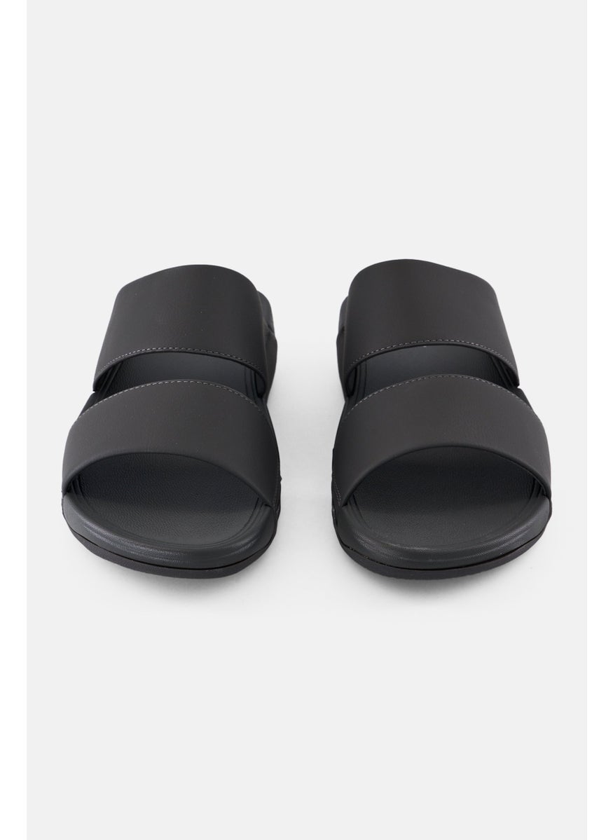 English Laundry Men Slip On Sandals, Dark Grey  - Image 4