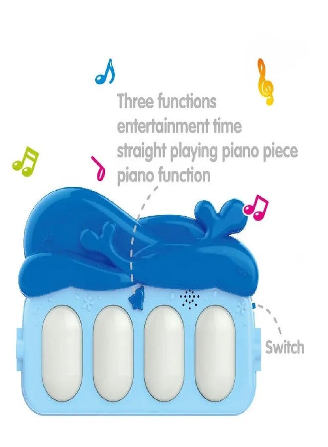 Aganta Musical Keyboard Mat Piano Gym Mat Gym & Fitness Rack for Kids (Blue) - Image 2