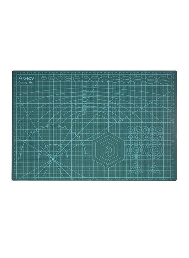 NIBEMINENT PVC Self-Healing Cutting Pad Green/White - Image 1