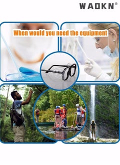 WAOKN 4 Pairs Safety Glasses Side Shields,Slip on Clear Side Shields,Fits Small to Medium Eyeglasses Frames Glasses Side Shields Eyeglasses Protect Side Shields  - Image 2