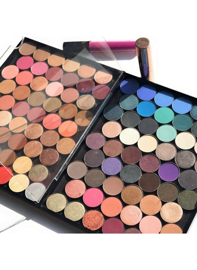 Adept Cosmetics The Adept Palette In Singularity Black Double Sided Magnetic Empty Palette With Divider Holds Over 100 Single Round Standard Sized Eyeshadow Pans Hardshell Case  - Image 5