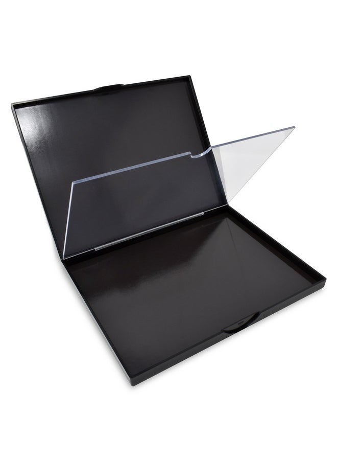 Adept Cosmetics The Adept Palette In Singularity Black Double Sided Magnetic Empty Palette With Divider Holds Over 100 Single Round Standard Sized Eyeshadow Pans Hardshell Case  - Image 2