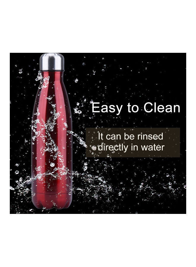 NIBEMINENT Stainless Steel Vacuum Water Bottle Red  - Image 4