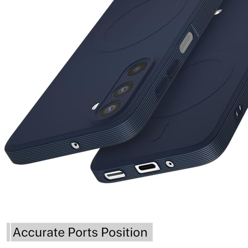 Pikkme Back Cover for Samsung Galaxy M17 5G / A17 5G / F17 5G Soft Matte Silicone Mag-Safe Design (Mag-Safe Not Support) Camera Protection | Slim Fit Bumper Cover (Blue) - Image 4