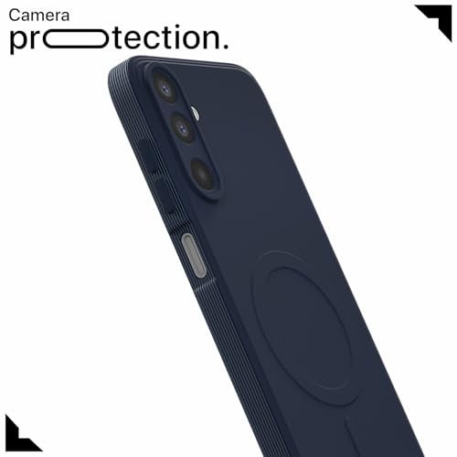 Pikkme Back Cover for Samsung Galaxy M17 5G / A17 5G / F17 5G Soft Matte Silicone Mag-Safe Design (Mag-Safe Not Support) Camera Protection | Slim Fit Bumper Cover (Blue) - Image 5
