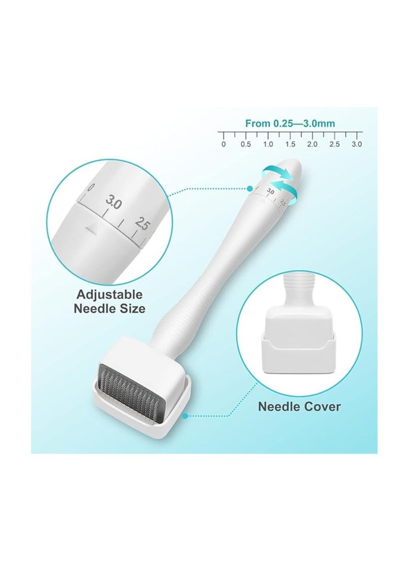 Generic - ZHUOAI 140 Titanium Adjustable Microneedling Derma Stamp, - Image 1