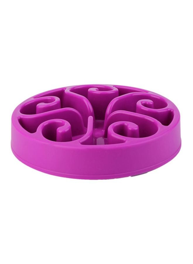 Anti-Choking Pets Feeder Bowl Purple - Image 3