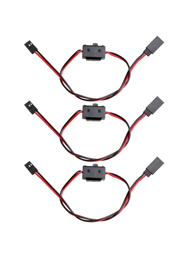 HobbyPark RC On Off Switch JR Futaba Style 2 Way Power for RC Cars Trucks Crawlers Off-Road Buggies (3-Pack) - Image 1