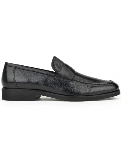 زيا , Men's Genuine Leather Shoes 141145Z315 Black