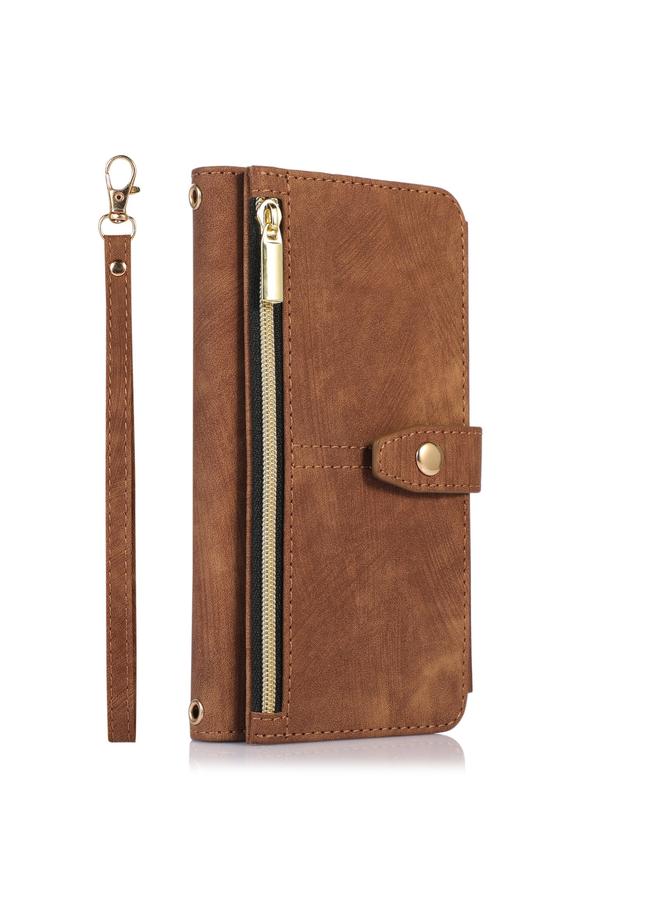 اس-توب جراب لهاتف iPhone 12 mini Dream 9 - محفظة بطاقات بسحاب من الجلد - Image 2