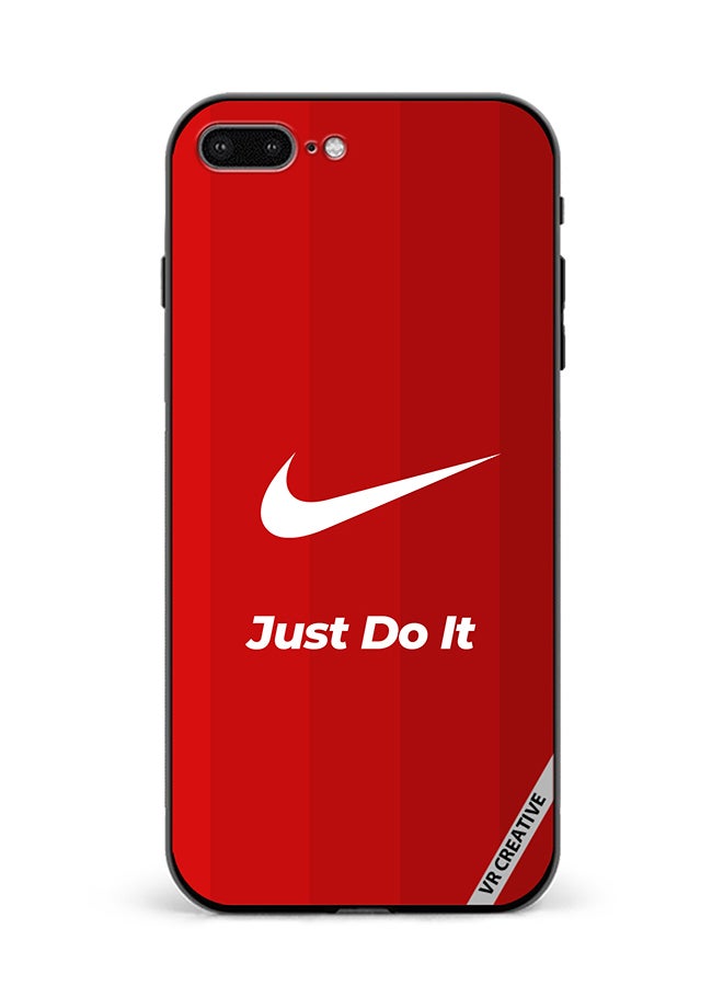 VR CREATIVE Protective Case Cover For Apple iPhone 7 Plus/8 Plus Nike Logo Red Design Multicolour - Image 1