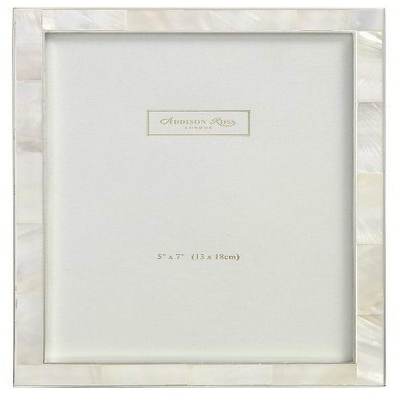 Addison Ross Shell Photo Frame 4x6 Mother of Pearl  Silver 4 x 6 Inches