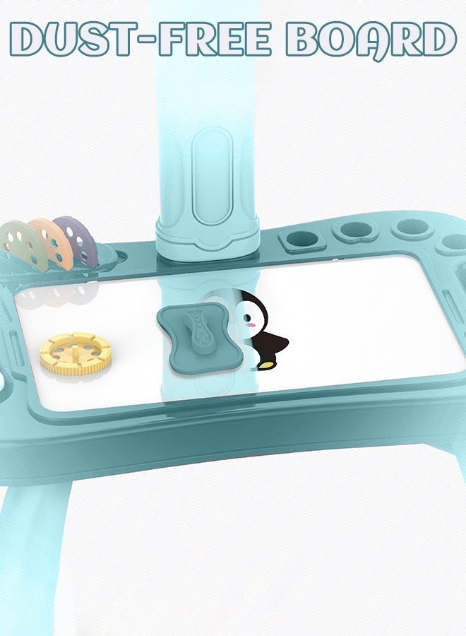 جرويك طاولة رسم بروجكتور للأطفال، مجموعة لوحة طاولة الرسم، ألعاب رسم تعليمية، لعبة جهاز عرض التتبع والرسم، لوحة رسم ذكية، جهاز عرض فني للأطفال - Image 4