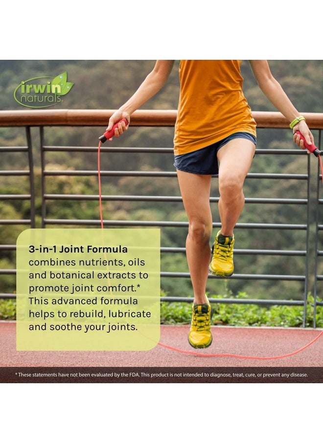 Irwin Naturals Irwin Naturals 3-in-1 Joint Formula - Powerful Joint Support Supplement with Glucosamine, Chondroitin, Turmeric & Boswellia - 90 Liquid Softgels  - Image 3