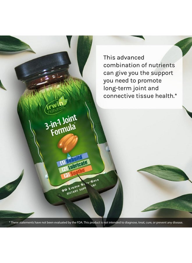 Irwin Naturals Irwin Naturals 3-in-1 Joint Formula - Powerful Joint Support Supplement with Glucosamine, Chondroitin, Turmeric & Boswellia - 90 Liquid Softgels  - Image 5