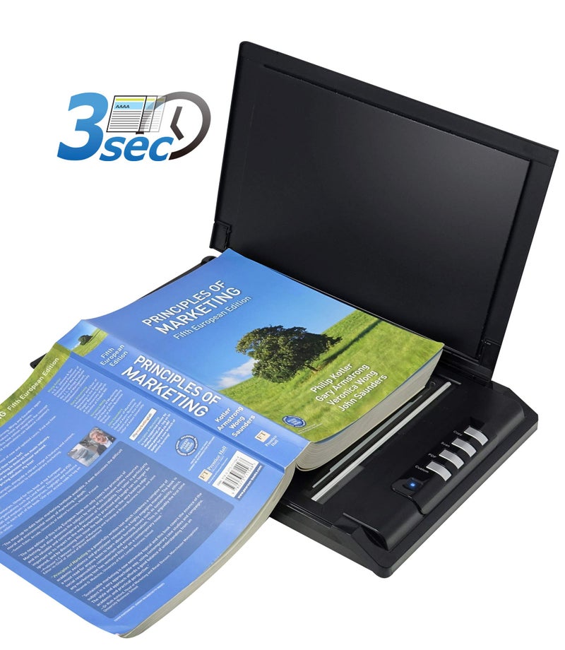 Plustek OpticSlim 2700 - High Speed Flatbed Scanner, 3sec Fast scan Speeds. Compact Design for Home and Home Office. Windows and Mac Support - Image 3