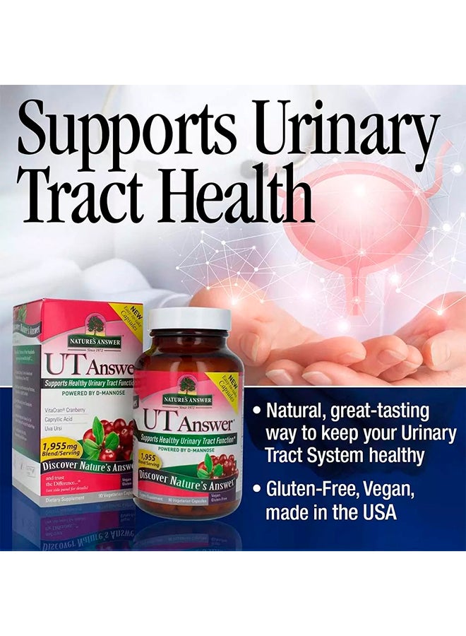 NATURE'S ANSWER UT Answer 1955 mg Vegetarian Capsules 90's - Image 3