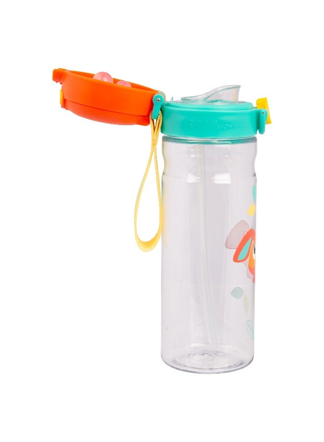 Playgro Penny FlipSip 2-in-1 Kids Water Bottle with Straw & Spout, Flip-Top Leak-Resistant Lid, BPA-Free Reusable Drinking Bottle for Toddlers & Kids - Image 3