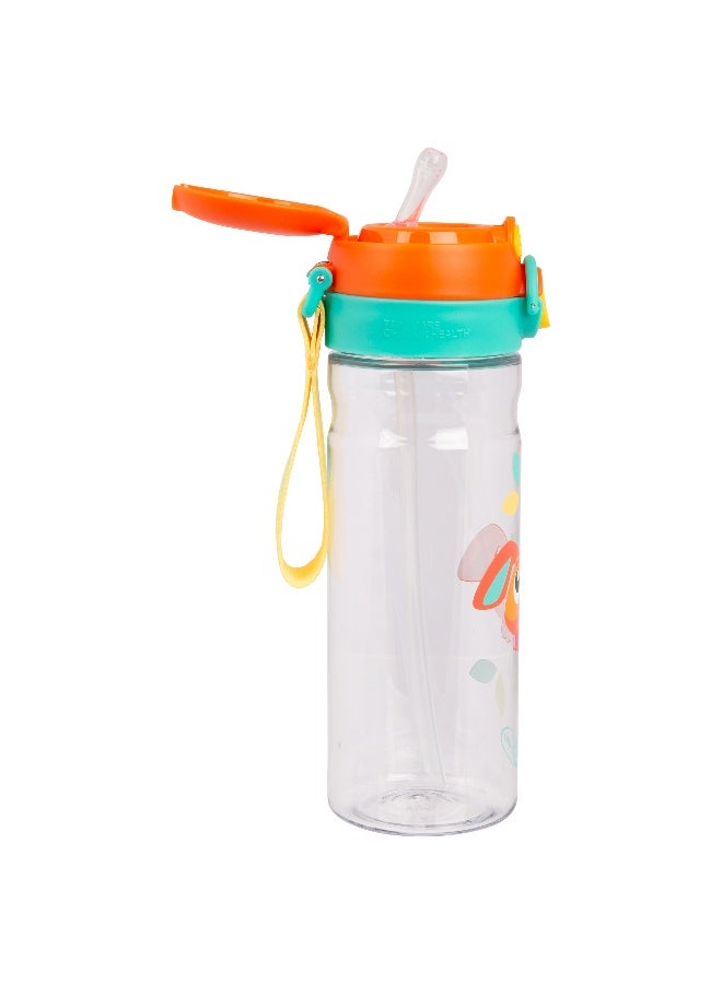 Playgro Penny FlipSip 2-in-1 Kids Water Bottle with Straw & Spout, Flip-Top Leak-Resistant Lid, BPA-Free Reusable Drinking Bottle for Toddlers & Kids - Image 4