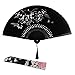 Wobe Grassflowers Folding Hand Held Fans - with a Fabric Sleeve for Protection for Birthday Gifts - Womens Folding Hand - Image 2
