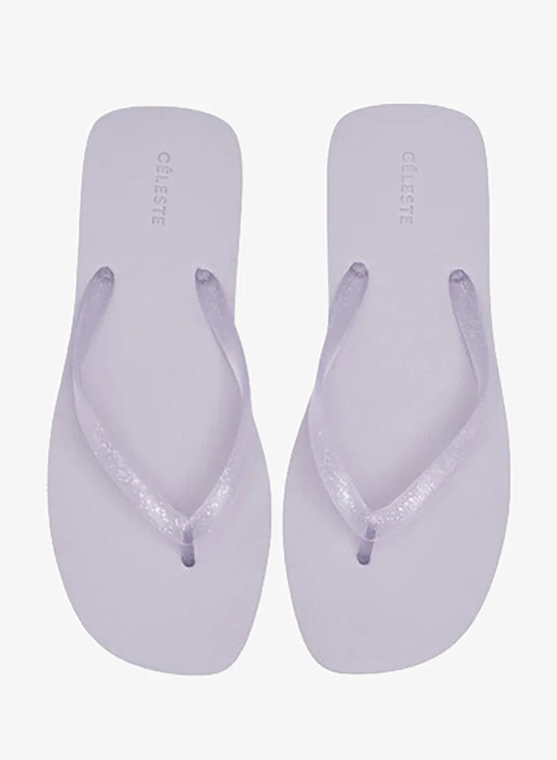 Celeste Women's Glitter Detail Flip Flops