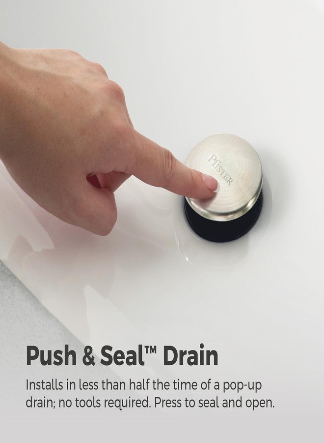 Pfister Courant Bathroom Sink Faucet, 8-Inch Widespread, 2-Handle, 3-Hole, Brushed Nickel Finish, LF049COKK - Image 4