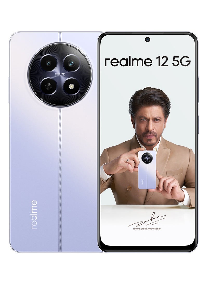 realme 12 5G Dual SIM Twilight Purple 8GB RAM 512GB - Middle East Version - Image 1