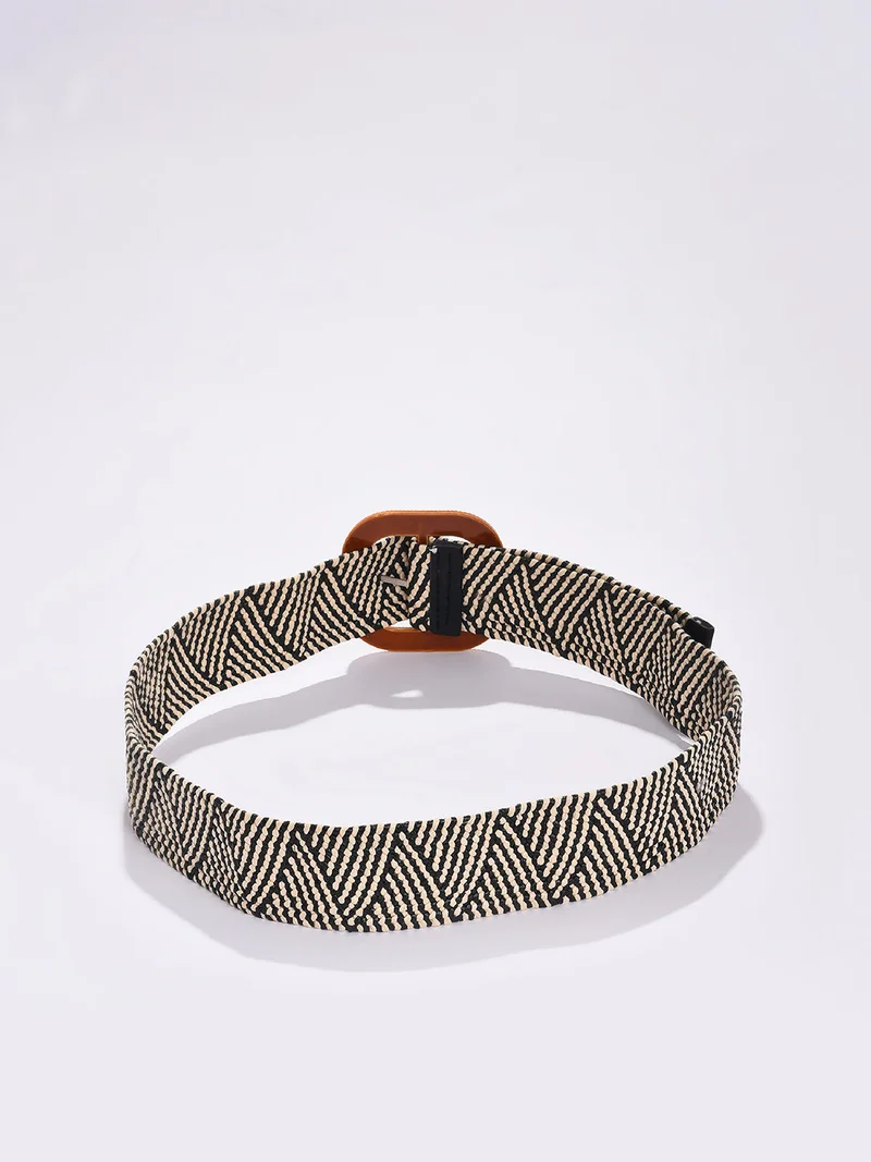 Haute Sauce Black Textured Belt