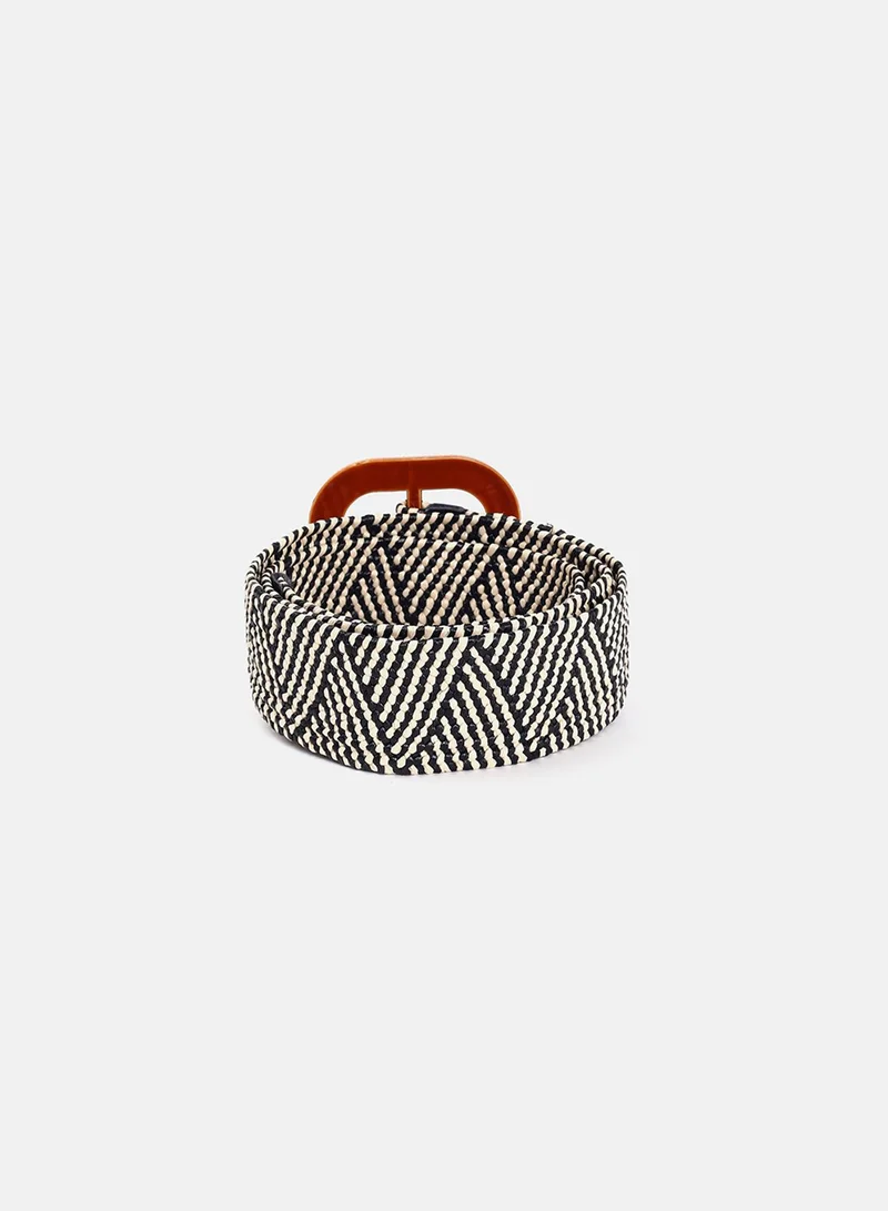 Haute Sauce Black Textured Belt