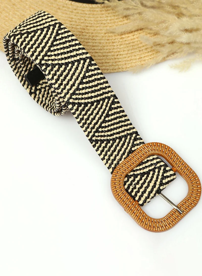 Haute Sauce Black Textured Belt