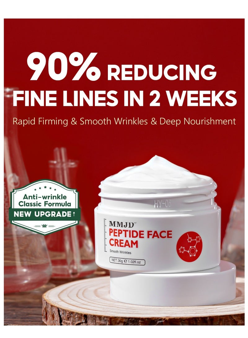 MMJD Moisturizing, Anti-wrinkle And Firming Peptide Cream 30g - Image 3